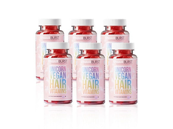 Unicorn Vegan Hair Growth Vitamins 6MS