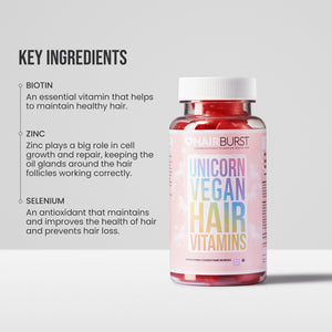 Unicorn Vegan Hair Growth Vitamins 3MS